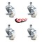 Service Caster 3 Inch Nylon Wheel Swivel 10mm Threaded Stem Caster Set with Brake SCC SCC-TS20S314-NYS-TLB-M1015-4 - alternate 5